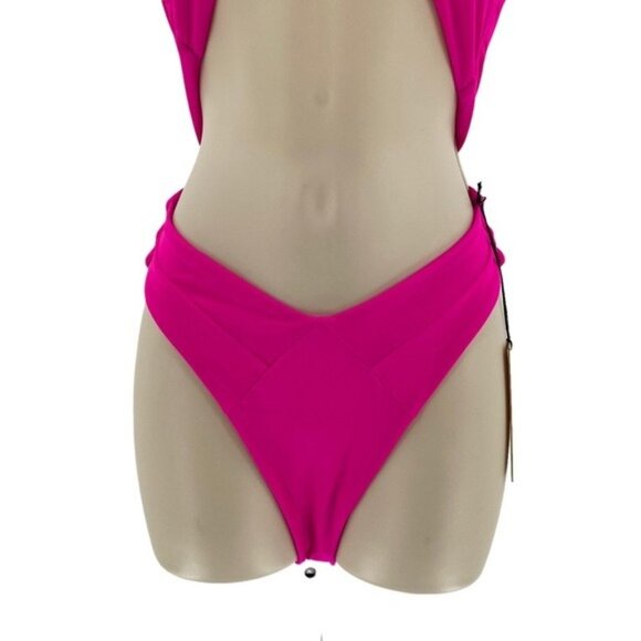 lovewave | NEW The Christensen One Piece Cut Out Swimsuit in Hot Pink Size S - Picture 6 of 12